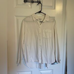 White Madewell Women’s Classic Button Up Size Medium